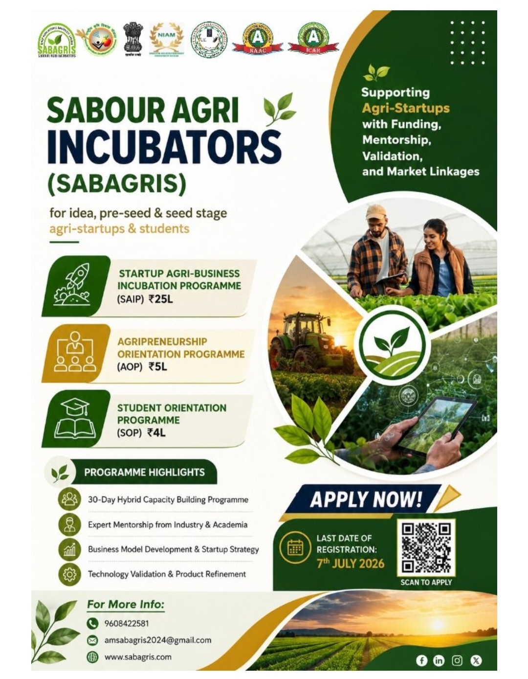 Sabour Agri Incubators (SABAGRIS)